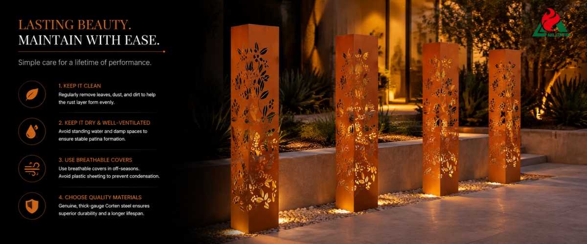 Practical Maintenance Tips to Extend the Lifespan of Weathering Steel Lights